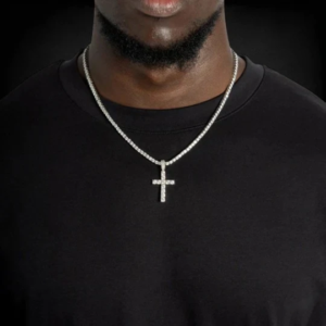 Cross & Tennis Chain Bundle