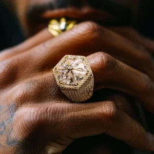 Royalty Triangle Diamond Ring